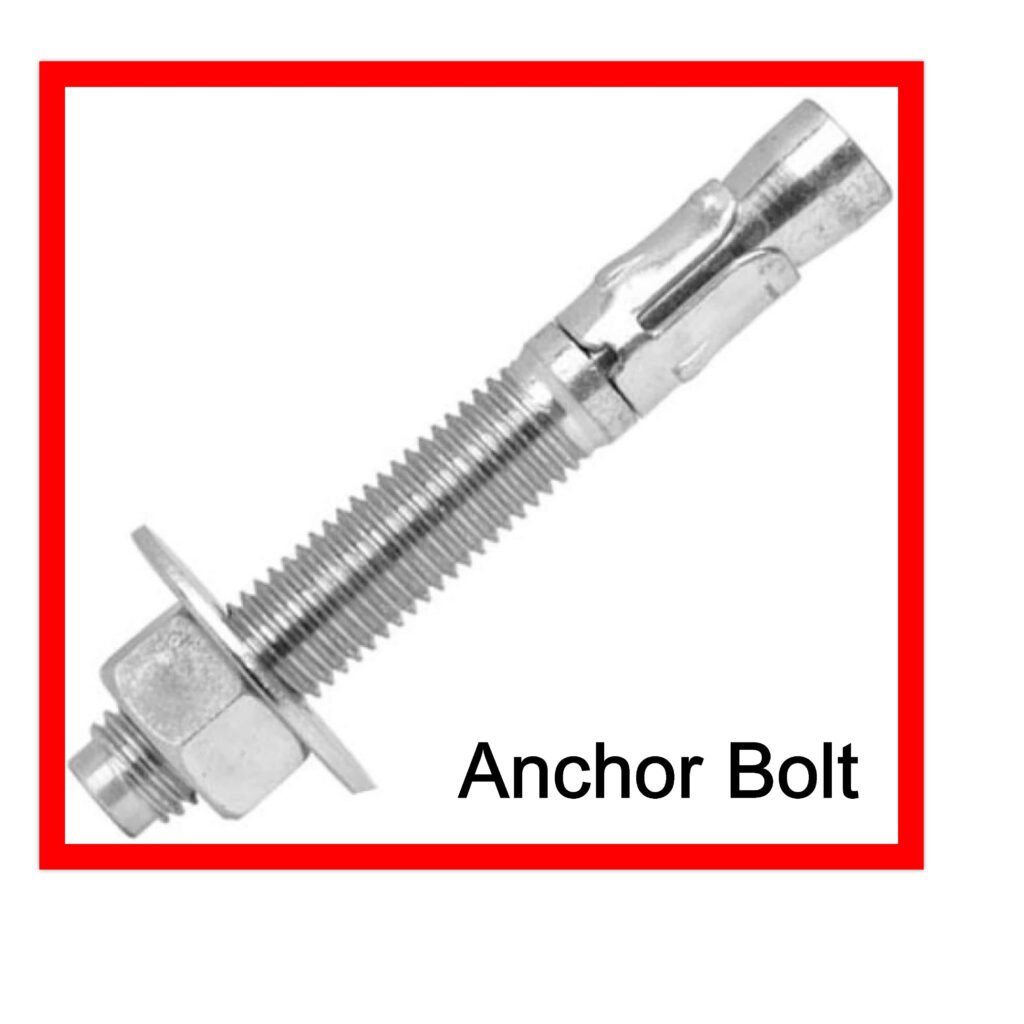 TYPES OF BOLTS Anchor Bolt