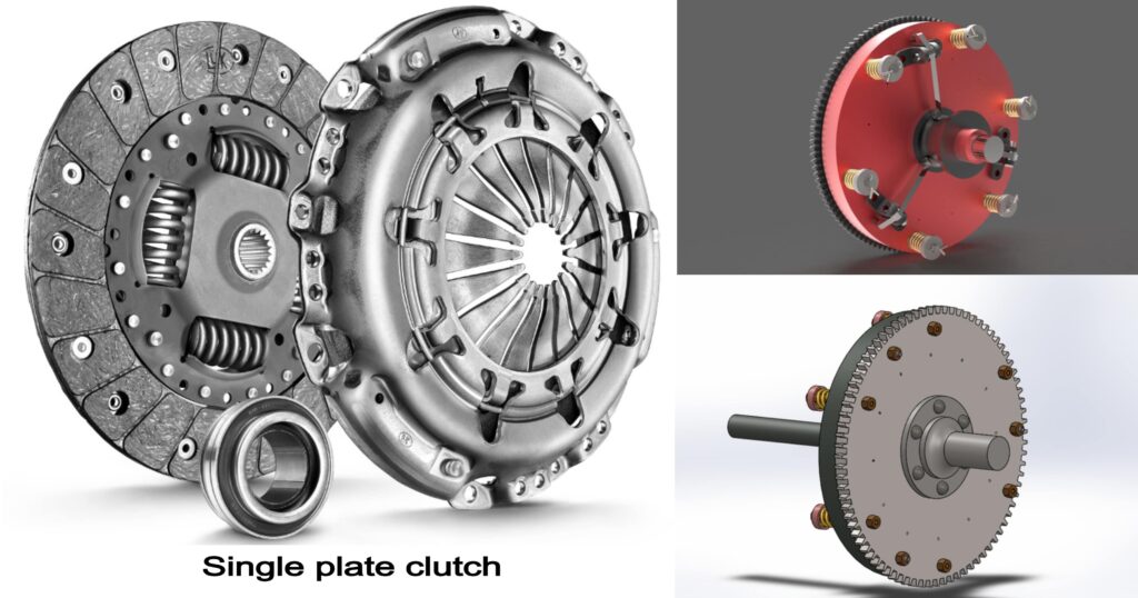 Single plate clutch