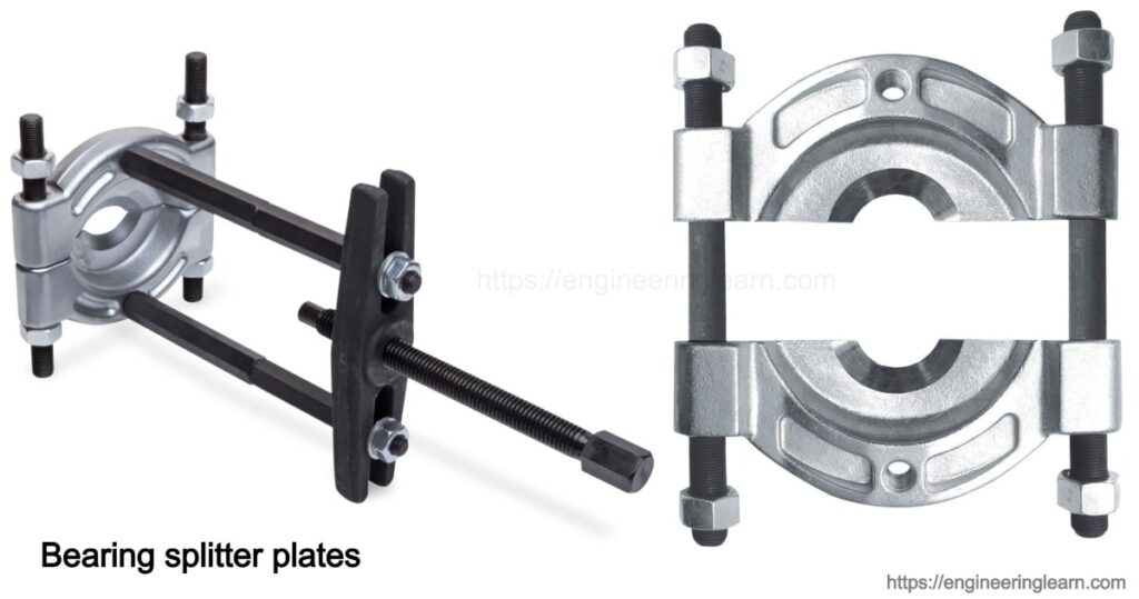 Bearing splitter plates