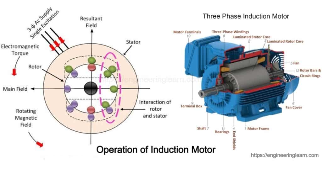 Operation of Induction Motor Engineering Learner