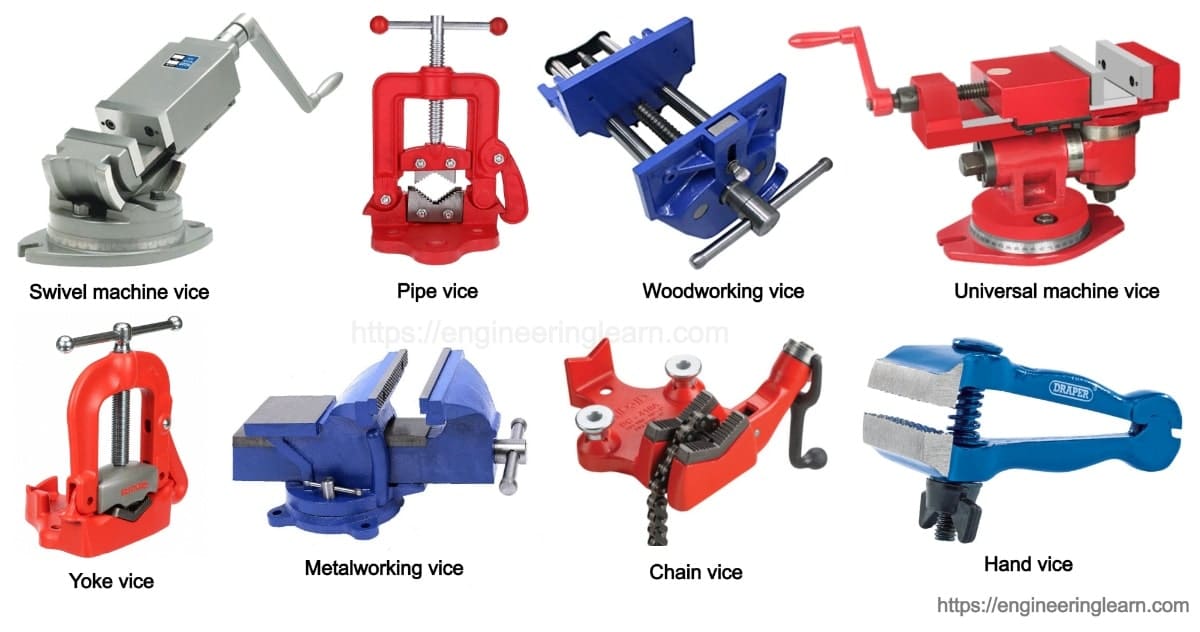 Techanicalbooks: TYPES OF VICE & THEIR USES