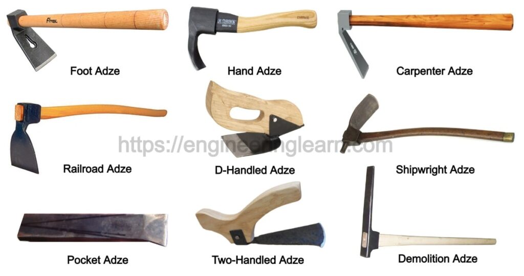 Types of Adze Tool and Their Uses [with Pictures] - Engineering Learner