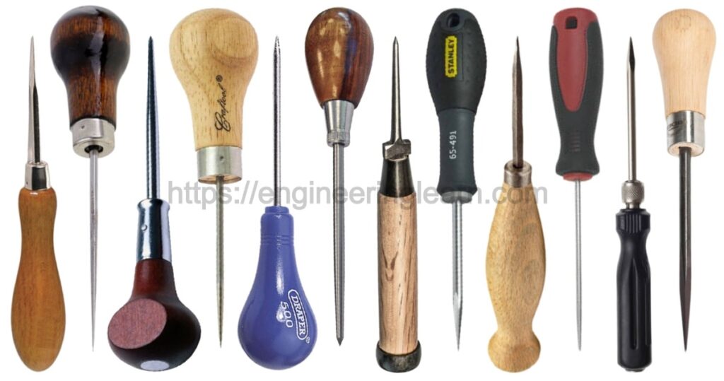 Bradawl Tool: Definition, Uses, Parts, Application, Working & Different Types of Tips of Bradawl