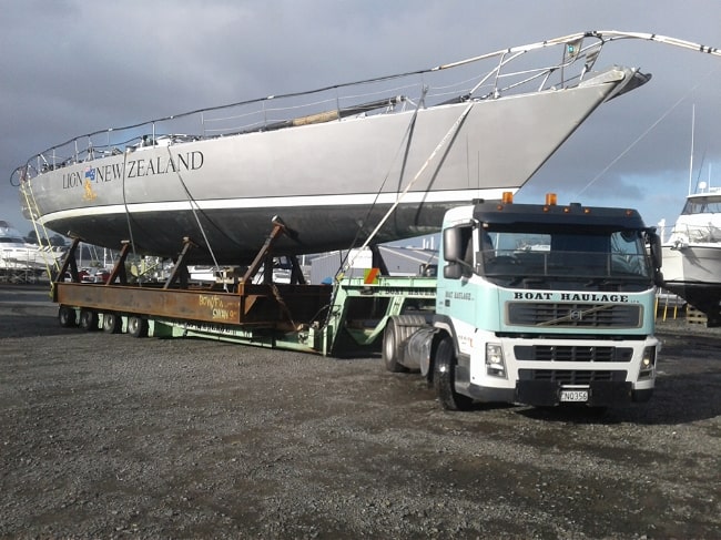 Boat Haulage Truck