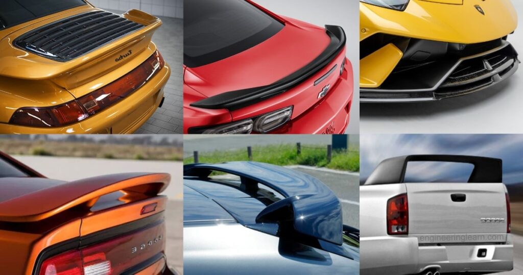 What is a Car Spoiler? Types of Spoilers, Working, Material, Advantages & Disadvantages [Complete Details]