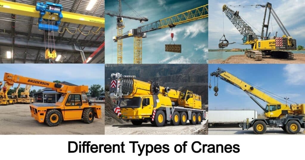 What is Crane? Types of Cranes and Their Uses in Construction [with Pictures & Names]