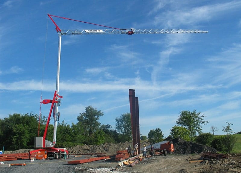 Self-Erecting Tower Cranes