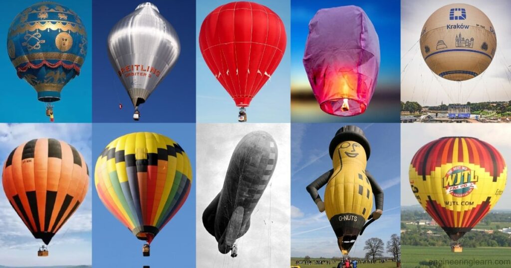 10 Types of Hot Air Balloon - Explained with Complete Details [with Pictures & Names]