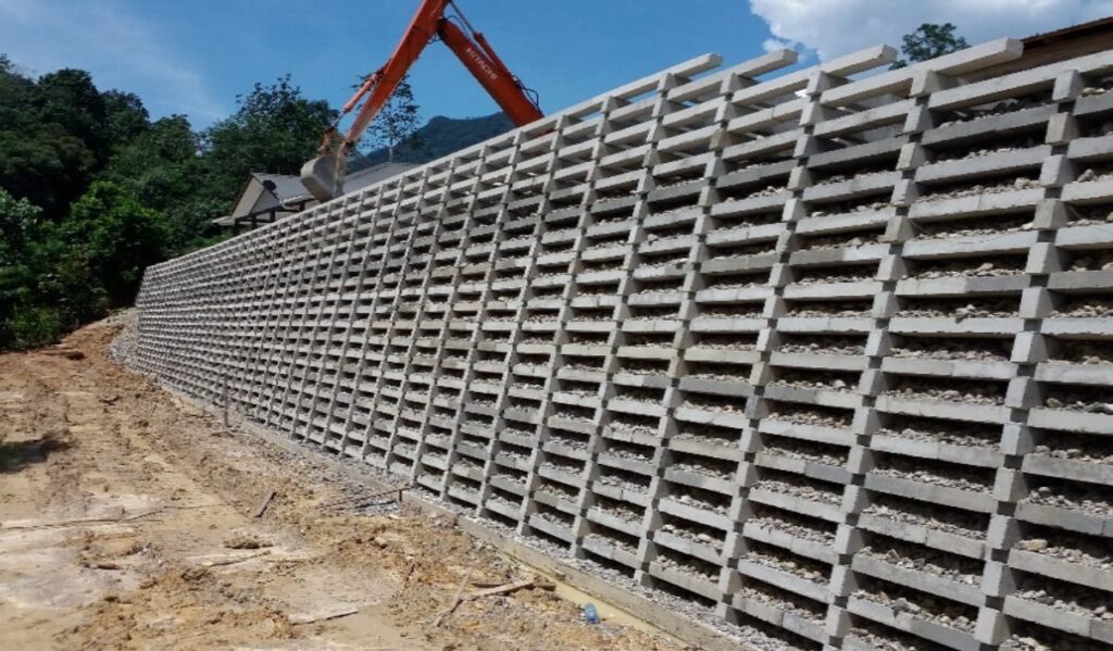 Crib Retaining Wall