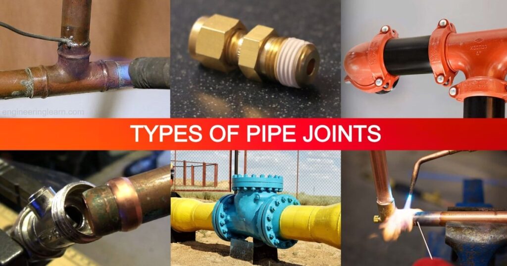 8 Types of Pipe Joints and Their Uses in Plumbing [Complete Guide]