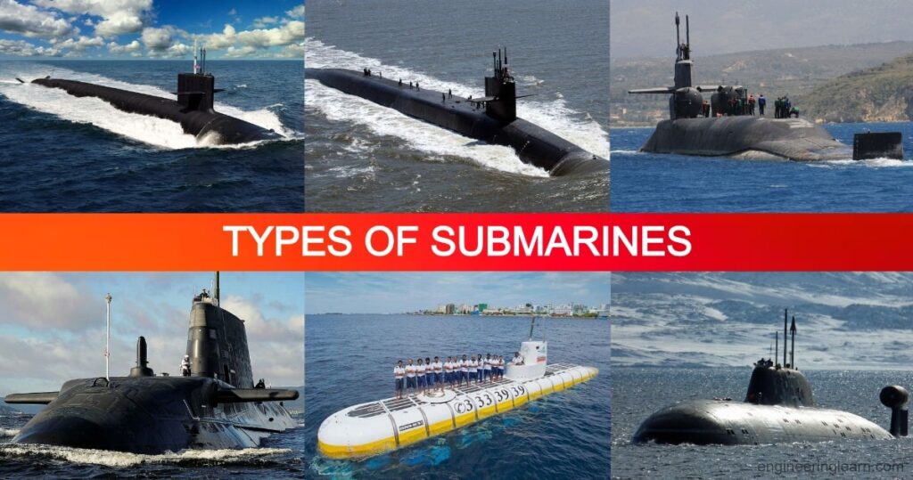 5 Types of Submarines - [Explained with Complete Details]