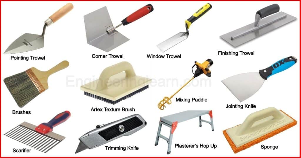 26 Plasterers Equipment and Their Uses [Complete Guide]