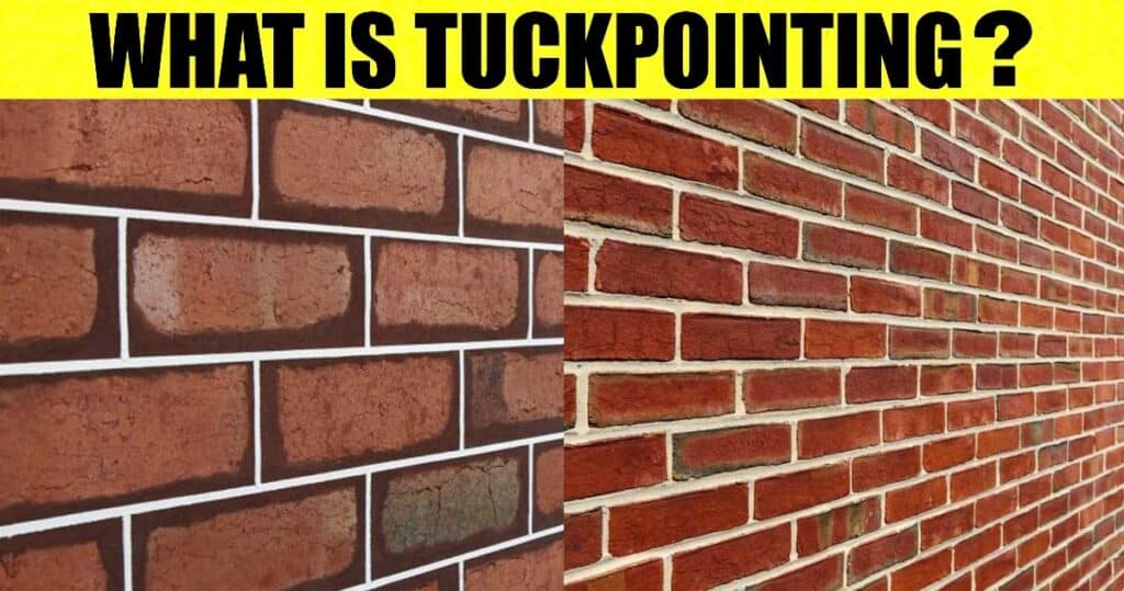 What is Tuckpointing? Process, Purpose, Materials, Needs & Benefits [Repointing vs Tuckpointing]