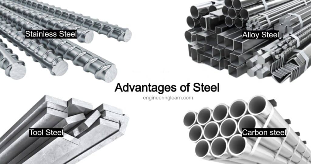 17 Advantages of Steel and Their Uses in Construction - [Explained]