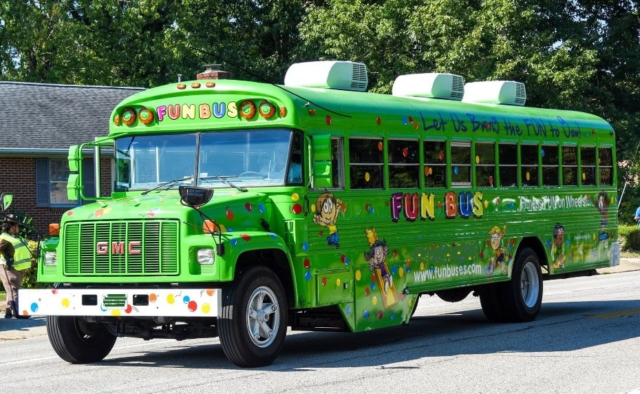 A Kid’s Dream Party Bus